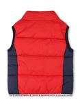 Timberland Baby Logo Puffer Gilet, Orange Coral