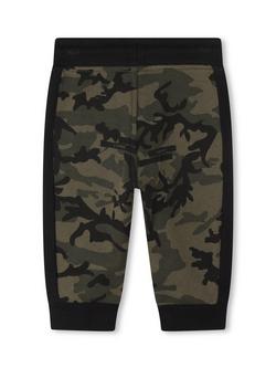 Timberland Baby Camo Fleece Tapered Jogging Bottoms, Green Khaki - view 2, Green Khaki