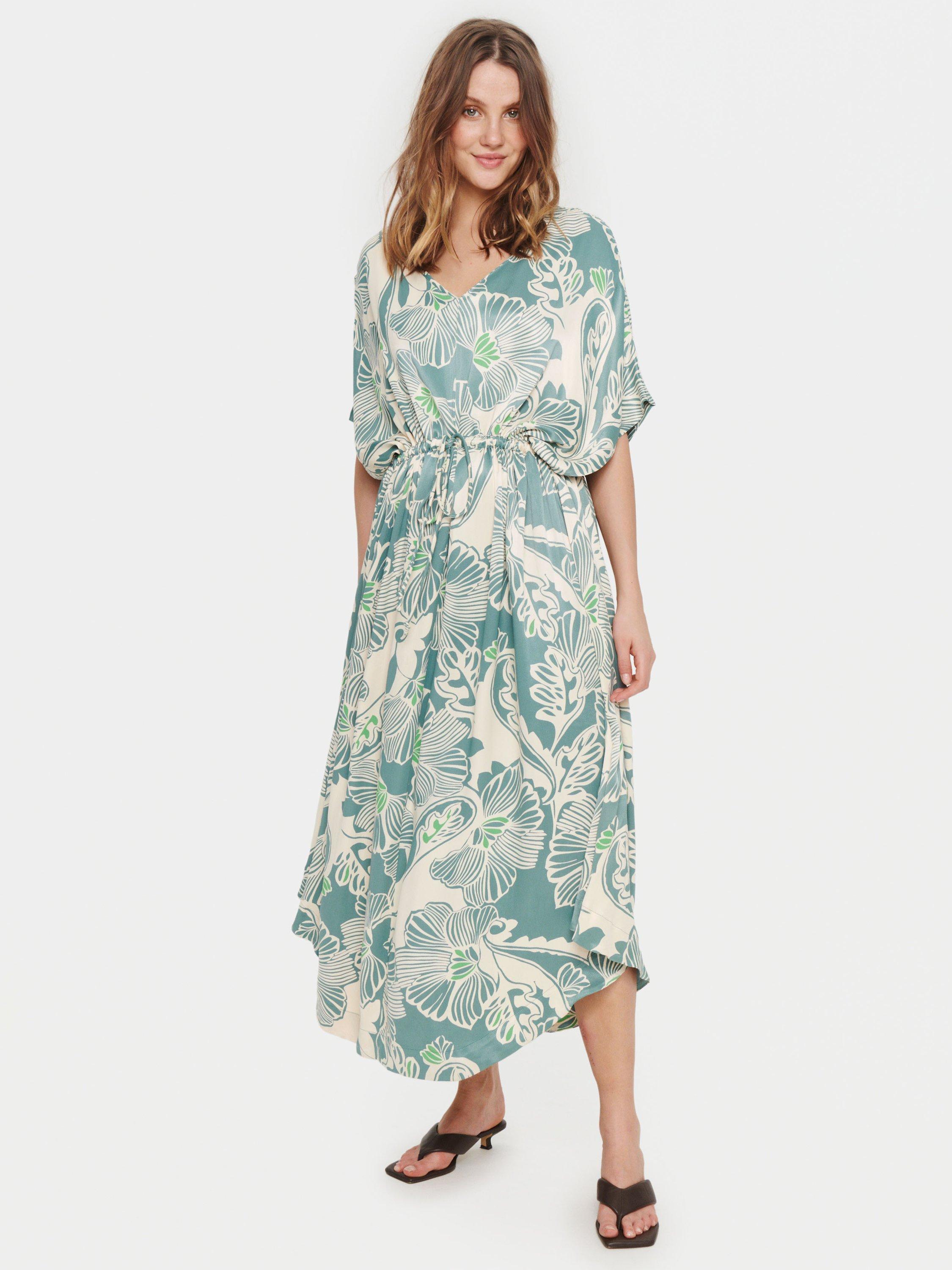 Product image 1 of 6, which shows Saint Tropez Vauka Maxi Dress, Sagebrush Flower, L