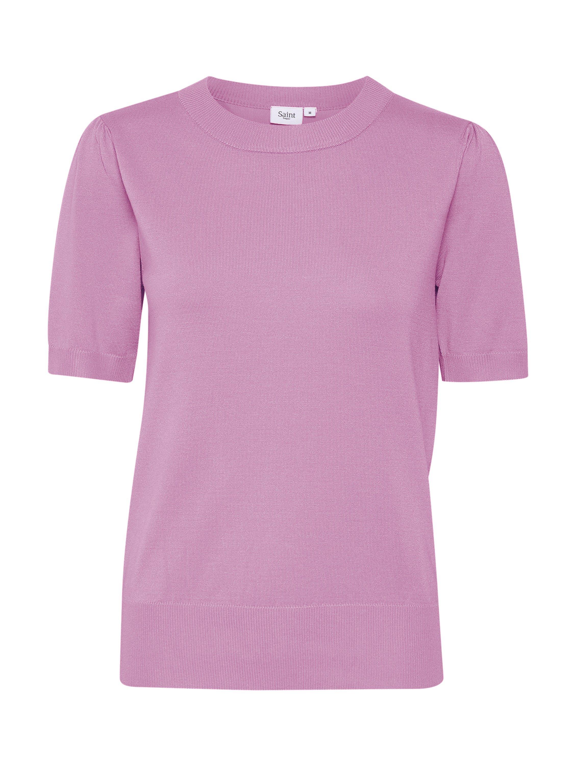 Product image 5 of 6, which shows Saint Tropez Mila Pullover T-Shirt, Lilac, XS