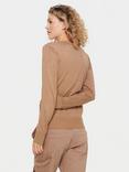 Saint Tropez Mila Long Sleeve Pullover Jumper, Tiger's Eye Melange