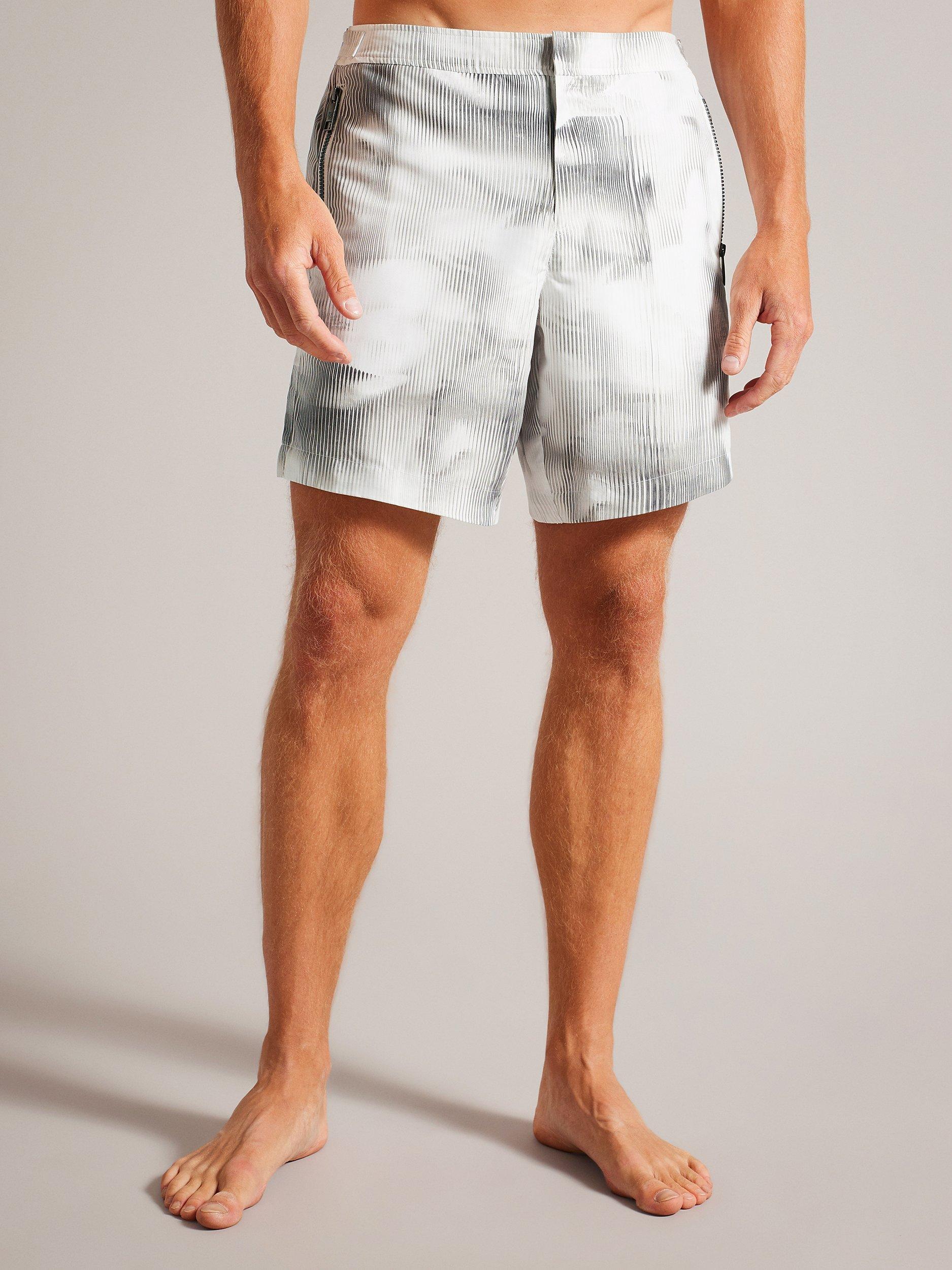 Ted Baker Skyward Abstract Print Swim Shorts, Multi