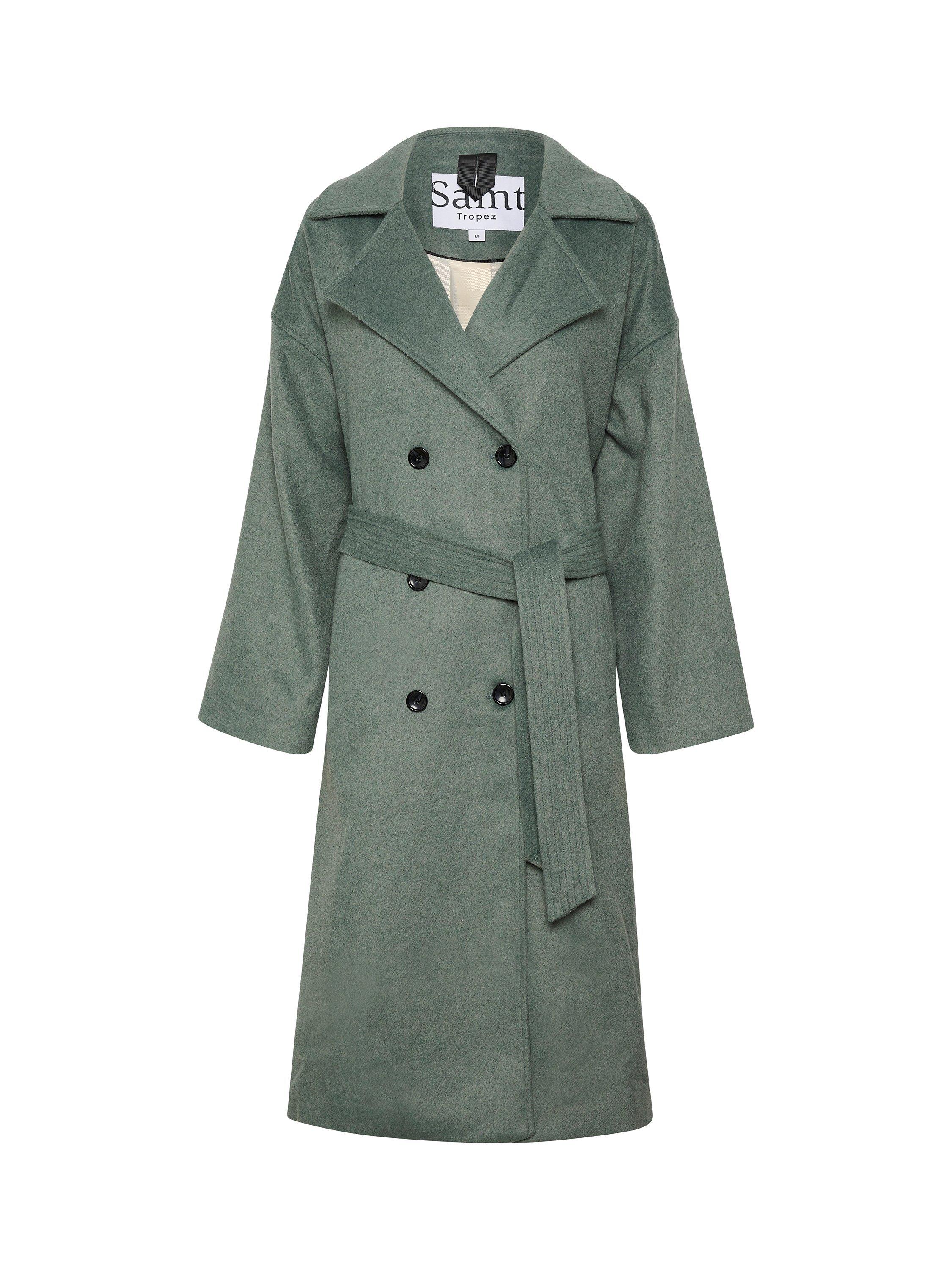 Saint Tropez Veel Trench Coat Iceberg Green
