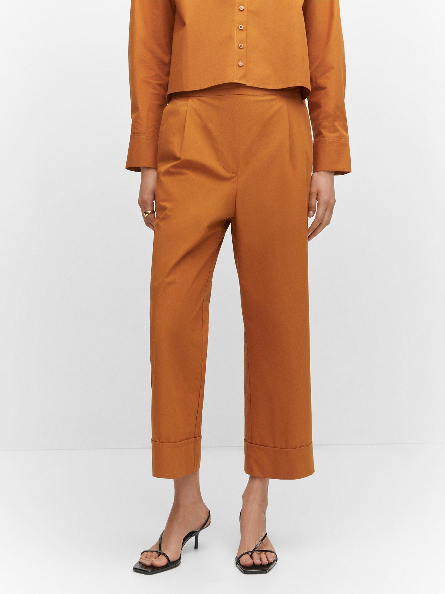 Mango Pop Cotton Wide Leg Culottes