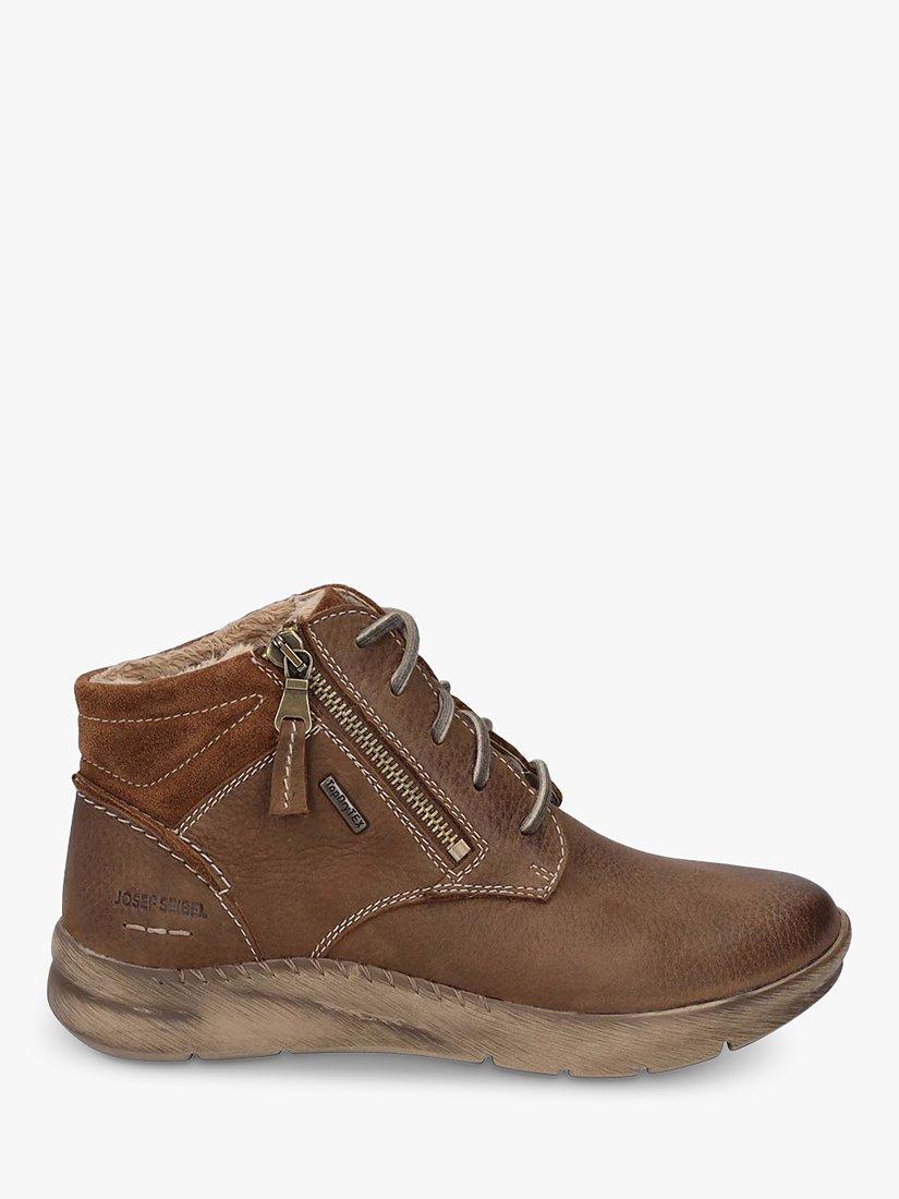 Josef Seibel Conny 52 Leather Ankle Boots, Chestnut