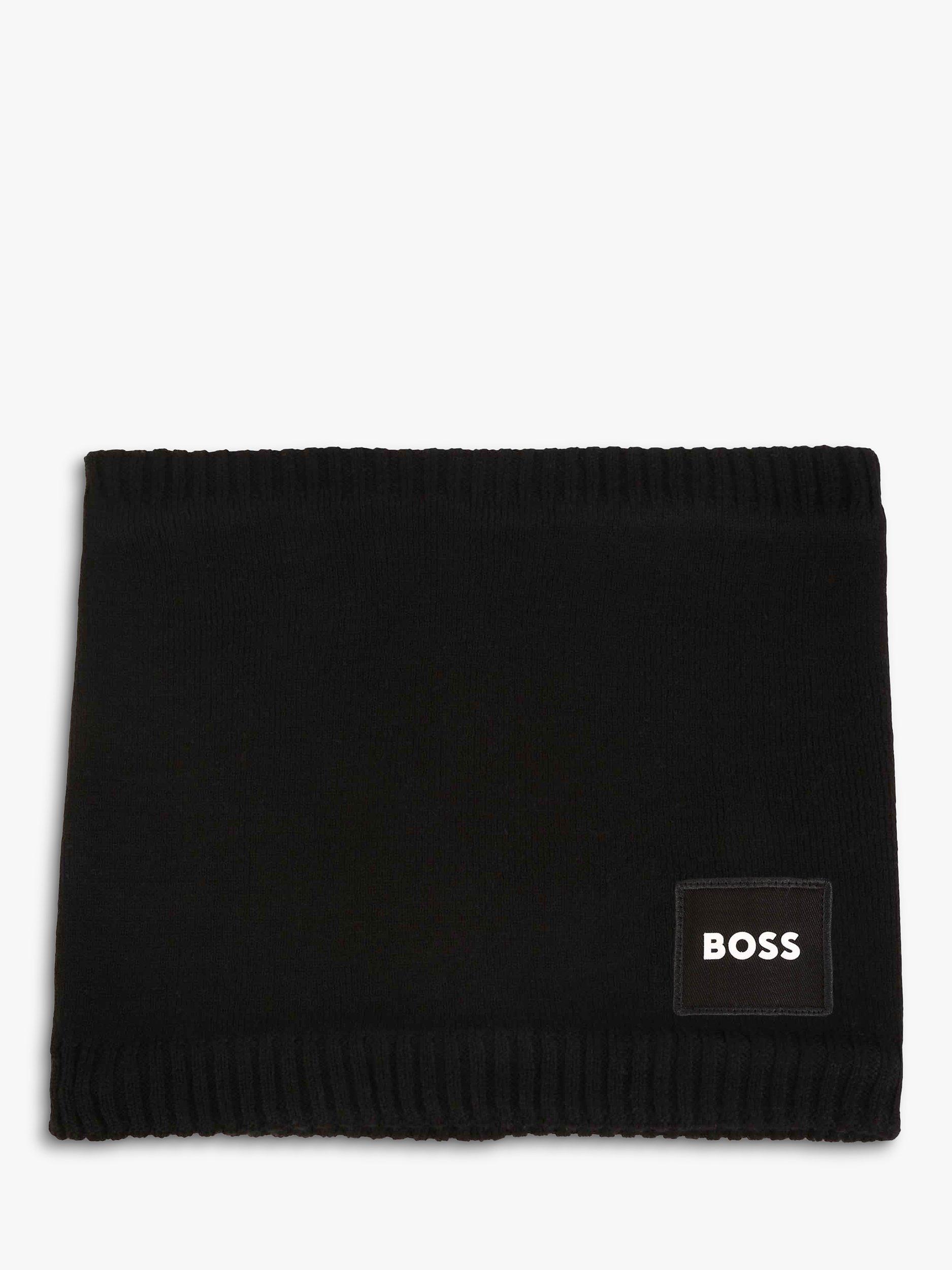 BOSS Kids' Logo Snood, Black