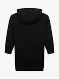 BOSS Kids' Logo Hooded Dress, Black