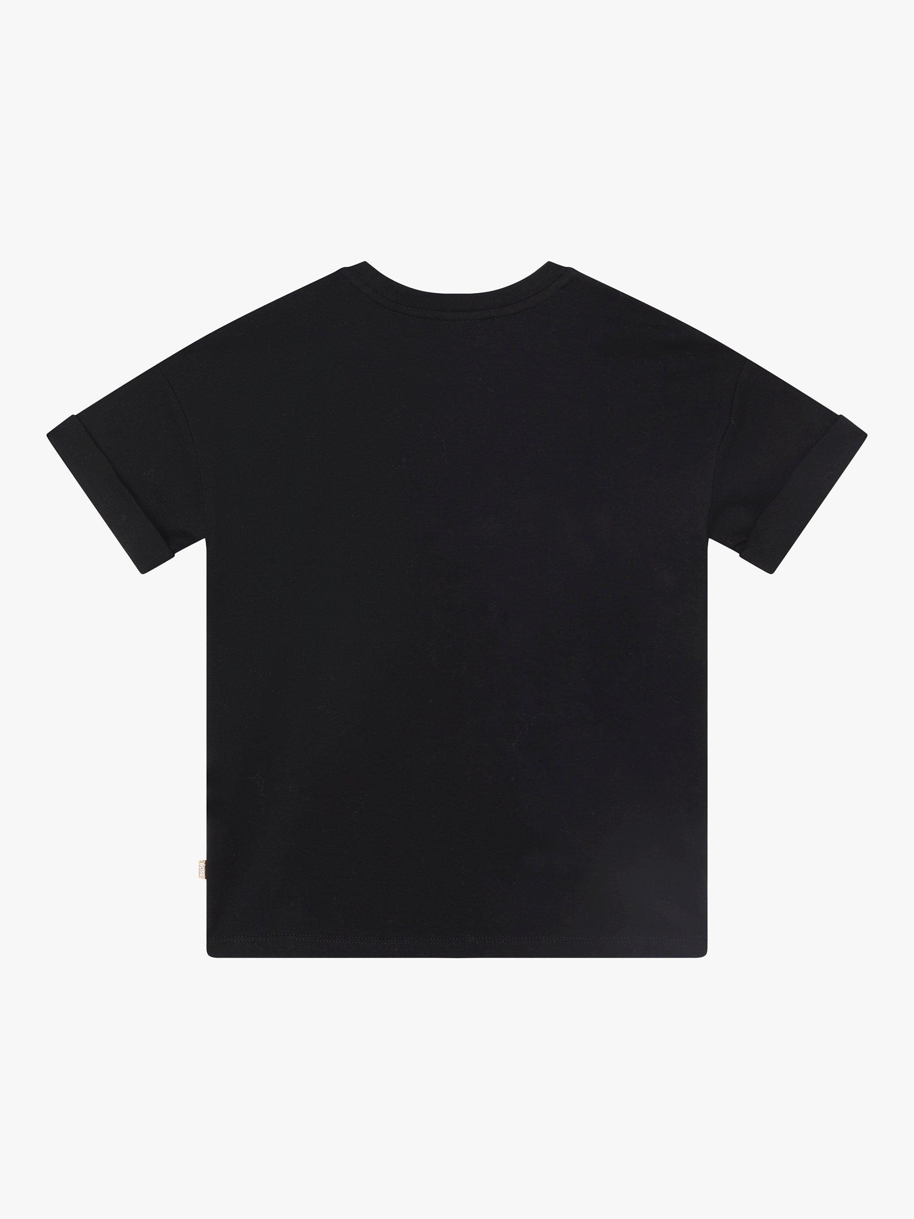 Product image 2 of 4, which shows BOSS Kids' Short Sleeve T-Shirt, Black, 4 years