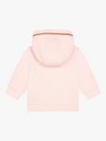 BOSS Baby Fleece Zip Through Hooded Jogging Cardigan, Pink