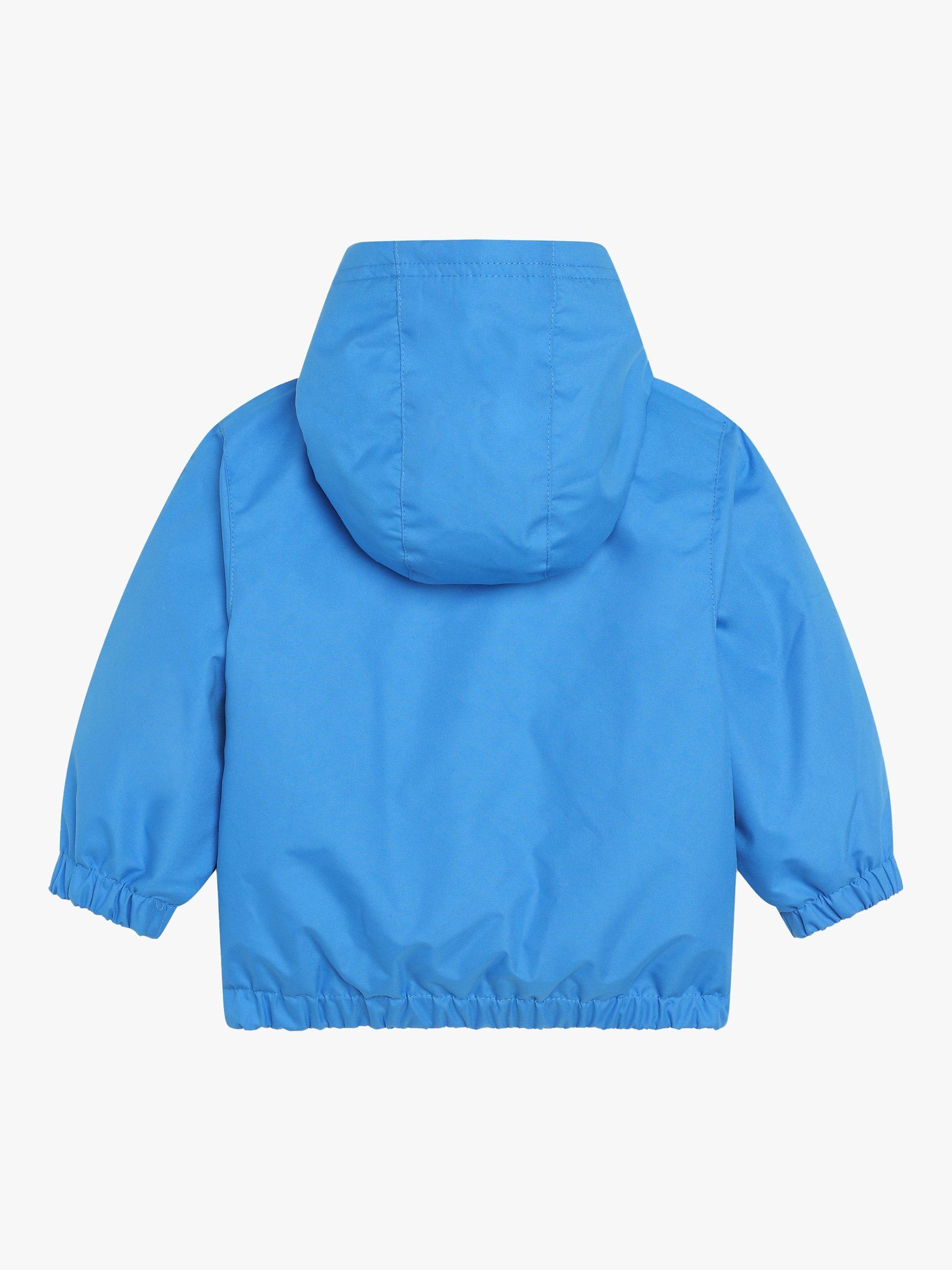 Product image 2 of 3, which shows BOSS Baby Logo Hooded Magic Print Windbreaker, Blue, 2 years