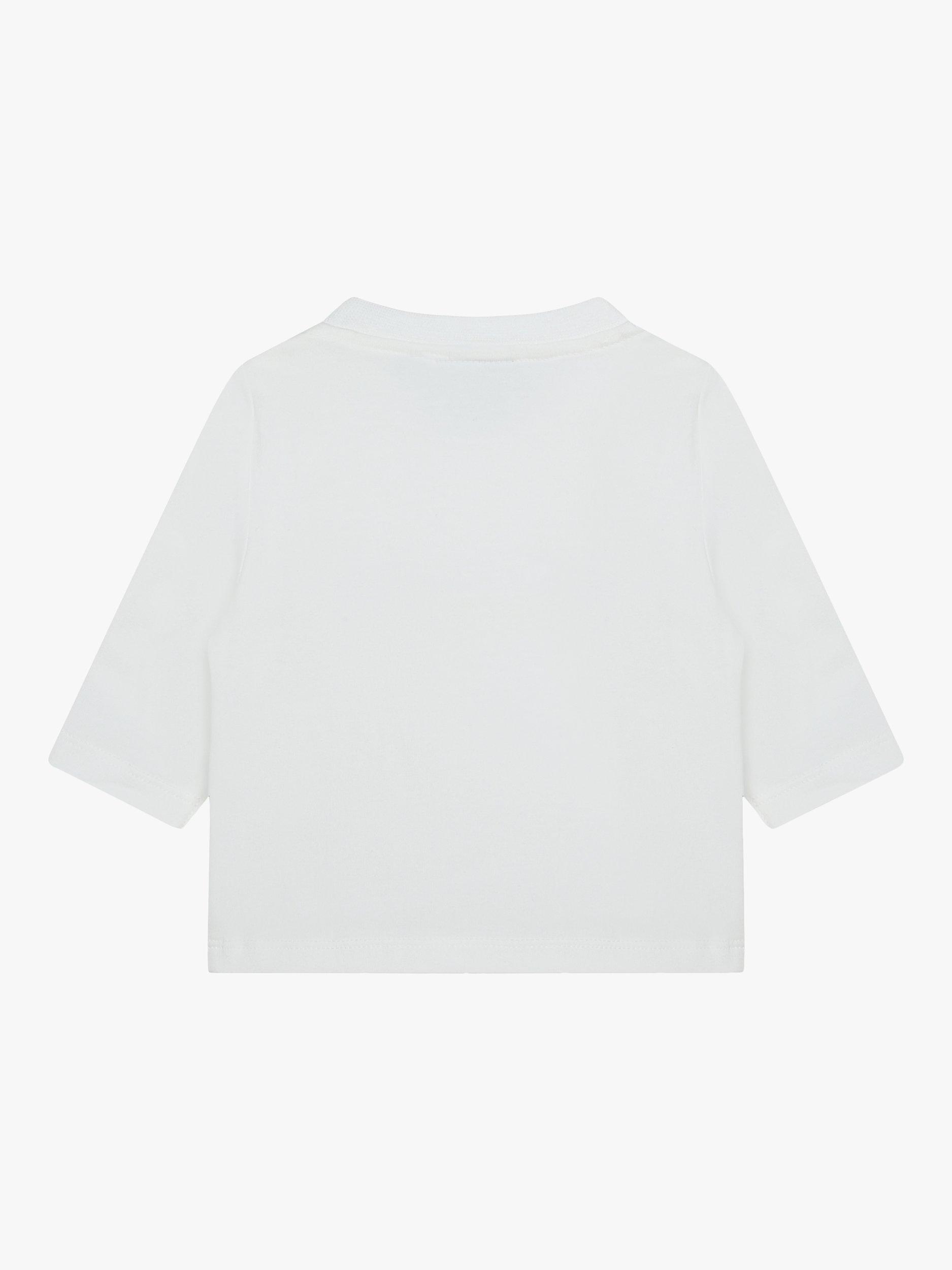 Product image 2 of 3, which shows BOSS Baby Logo Long Sleeve T-Shirt, White, 1 months