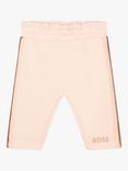 HUGO BOSS Baby Embroided Logo Joggers, Pink