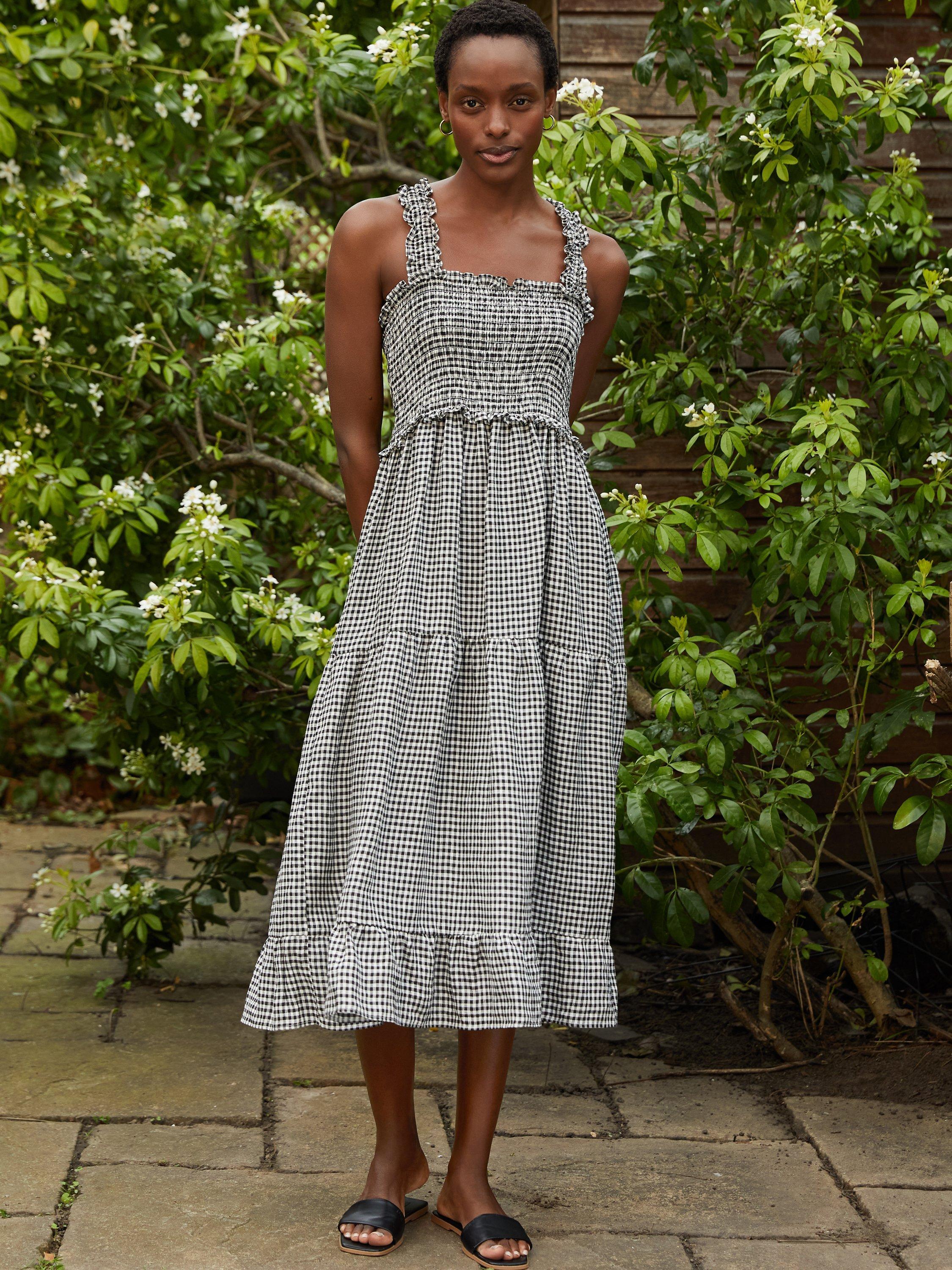 John lewis gingham dress best sale