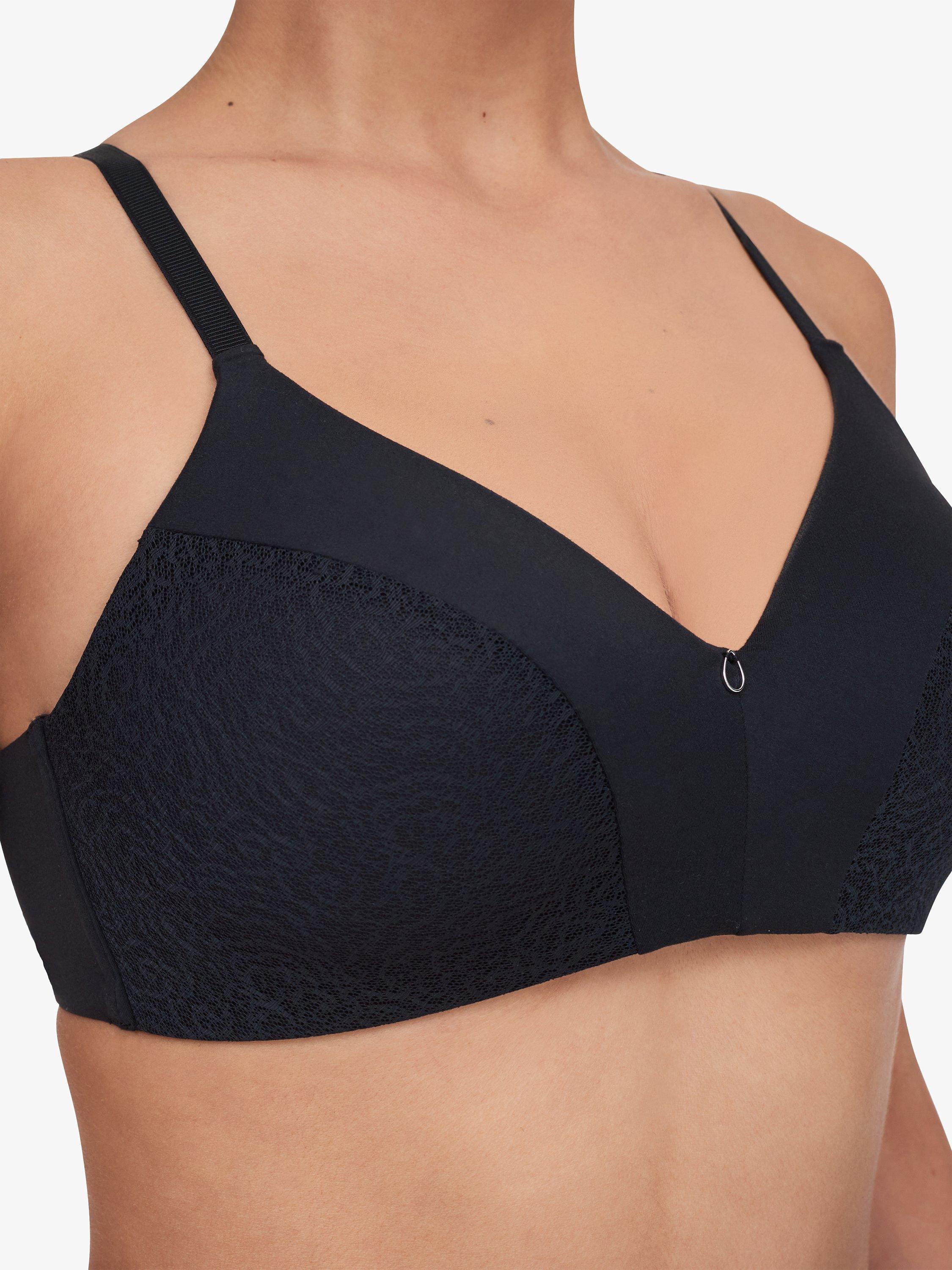 Chantelle Cloudia Non Wired T-Shirt Bra, Black, 30C