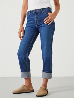 HUSH Agnes Straight Leg Jeans, Authentic Blue