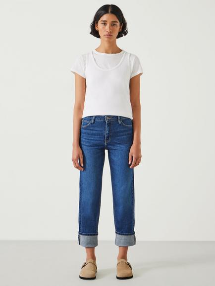 HUSH Agnes Straight Leg Jeans - view 2, Authentic Blue