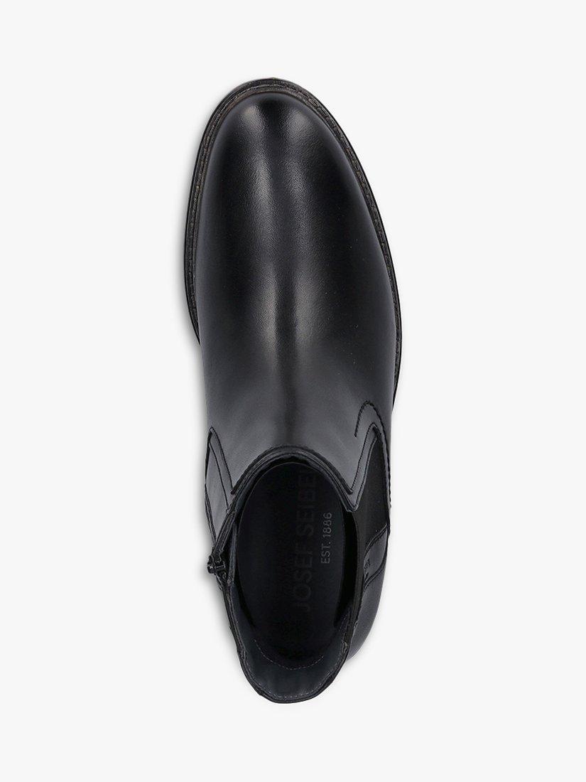 Product image 4 of 5, which shows Josef Seibel Earl 08 Leather Chelsea Boots, Black, 8