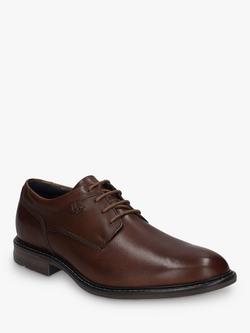 Josef Seibel Earl 05 Leather Oxford Shoes - view 2, Cognac