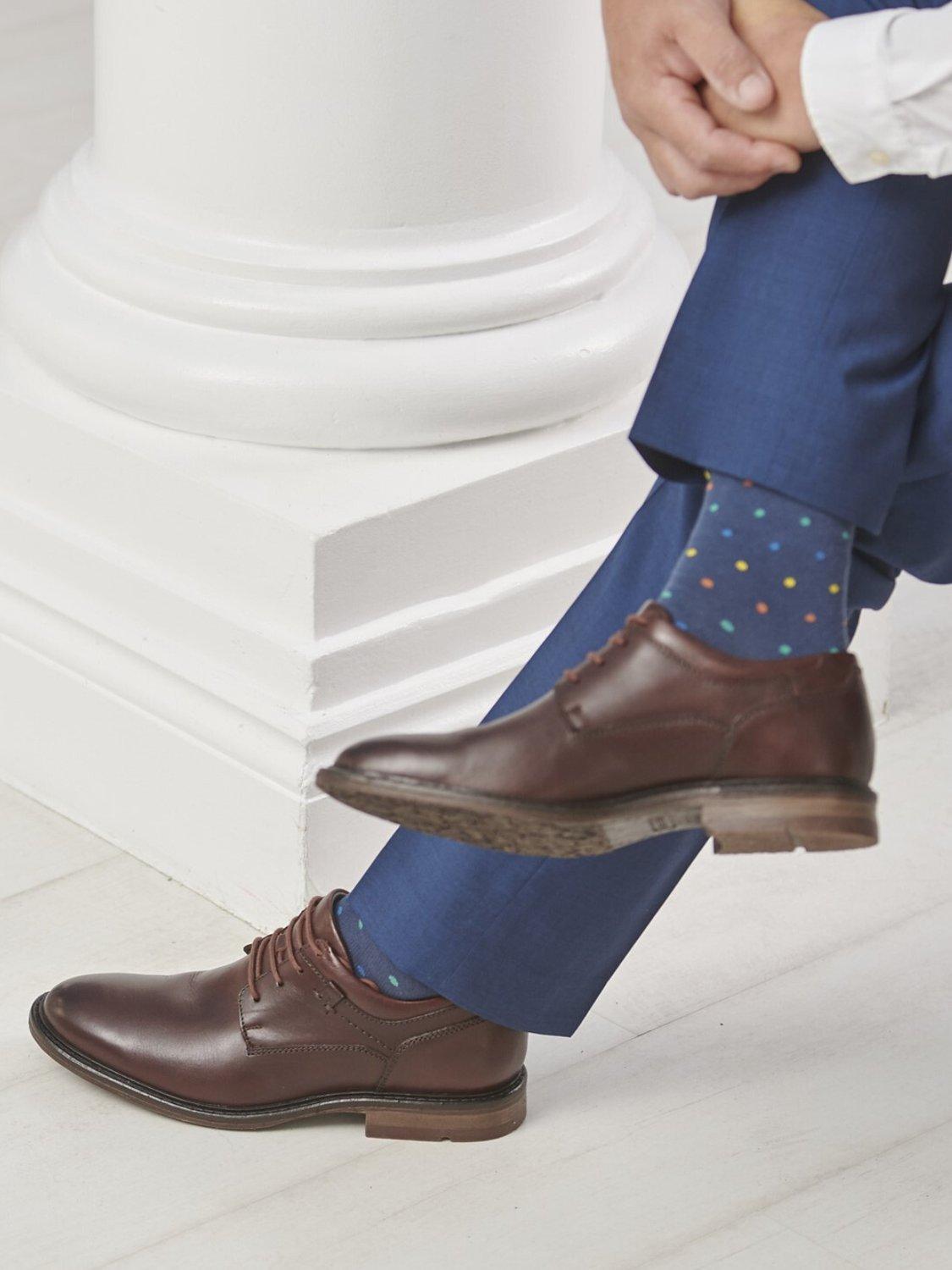 Product image 6 of 6, which shows Josef Seibel Earl 05 Leather Oxford Shoes, Cognac, 6.5