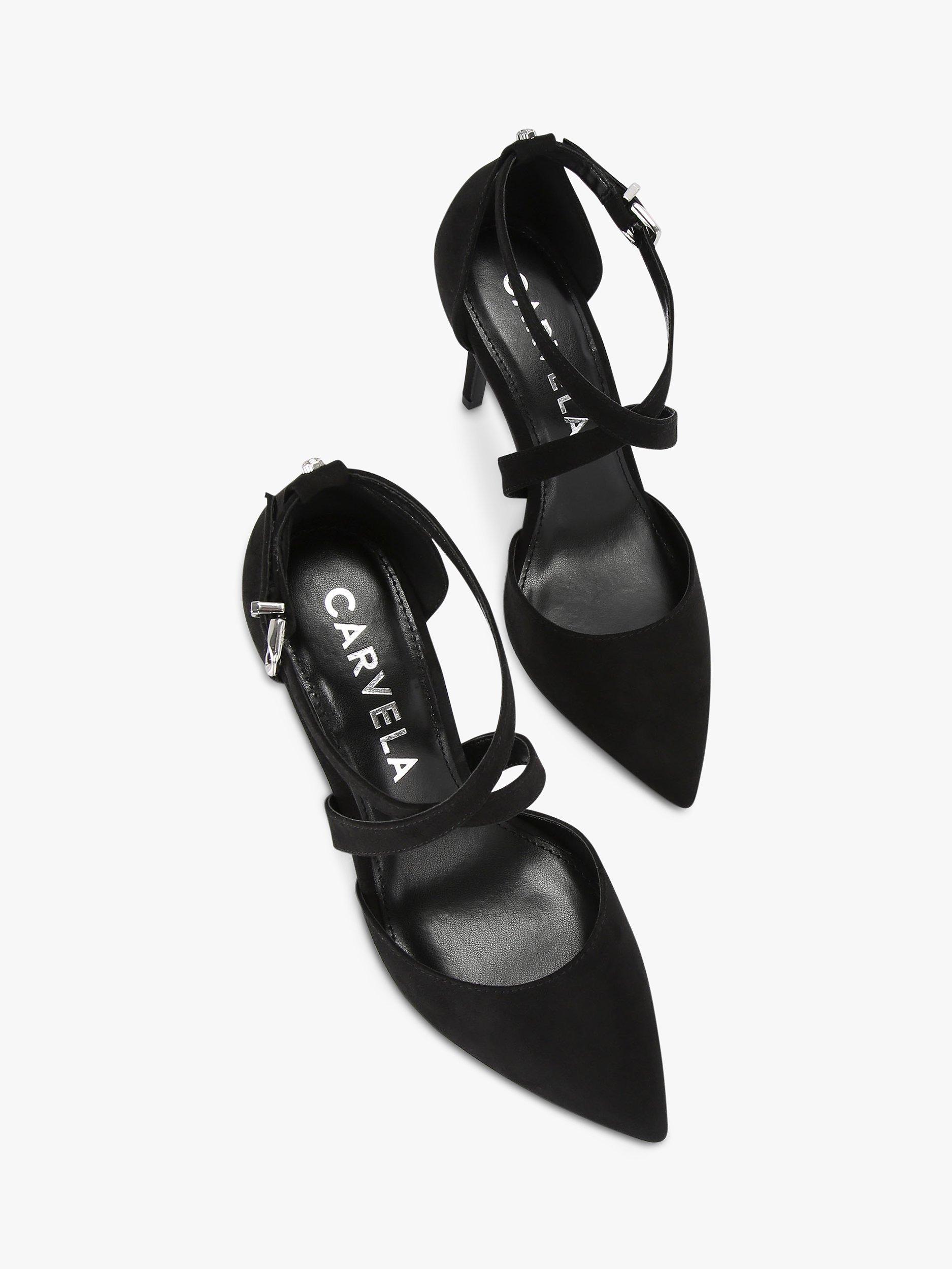 Carvela black court shoes best sale