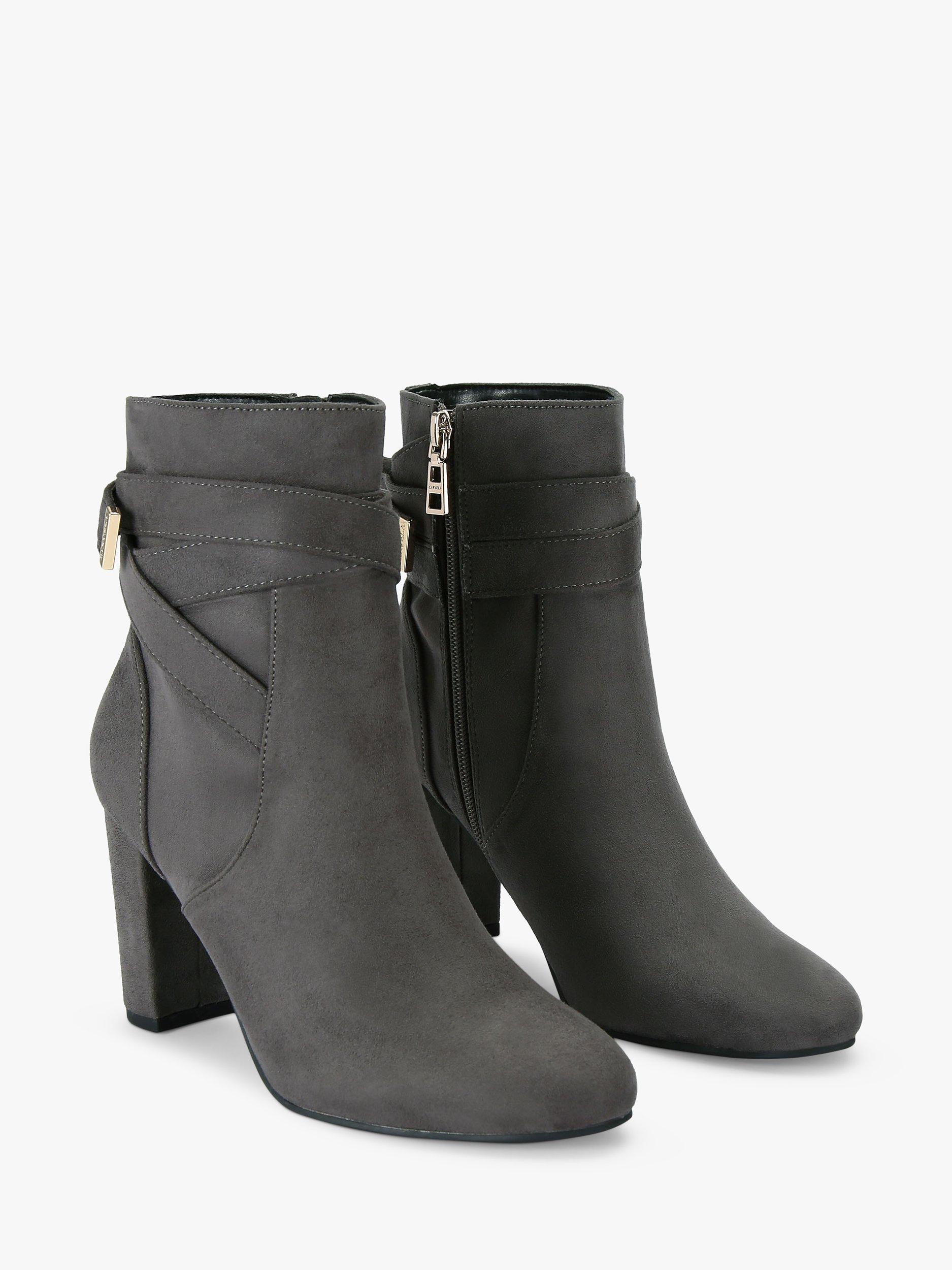 Product image 2 of 4, which shows Carvela Tempt Ankle Boots, Grey, 3