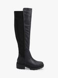 Carvela Dash 50/50 Knee High Boots, Black