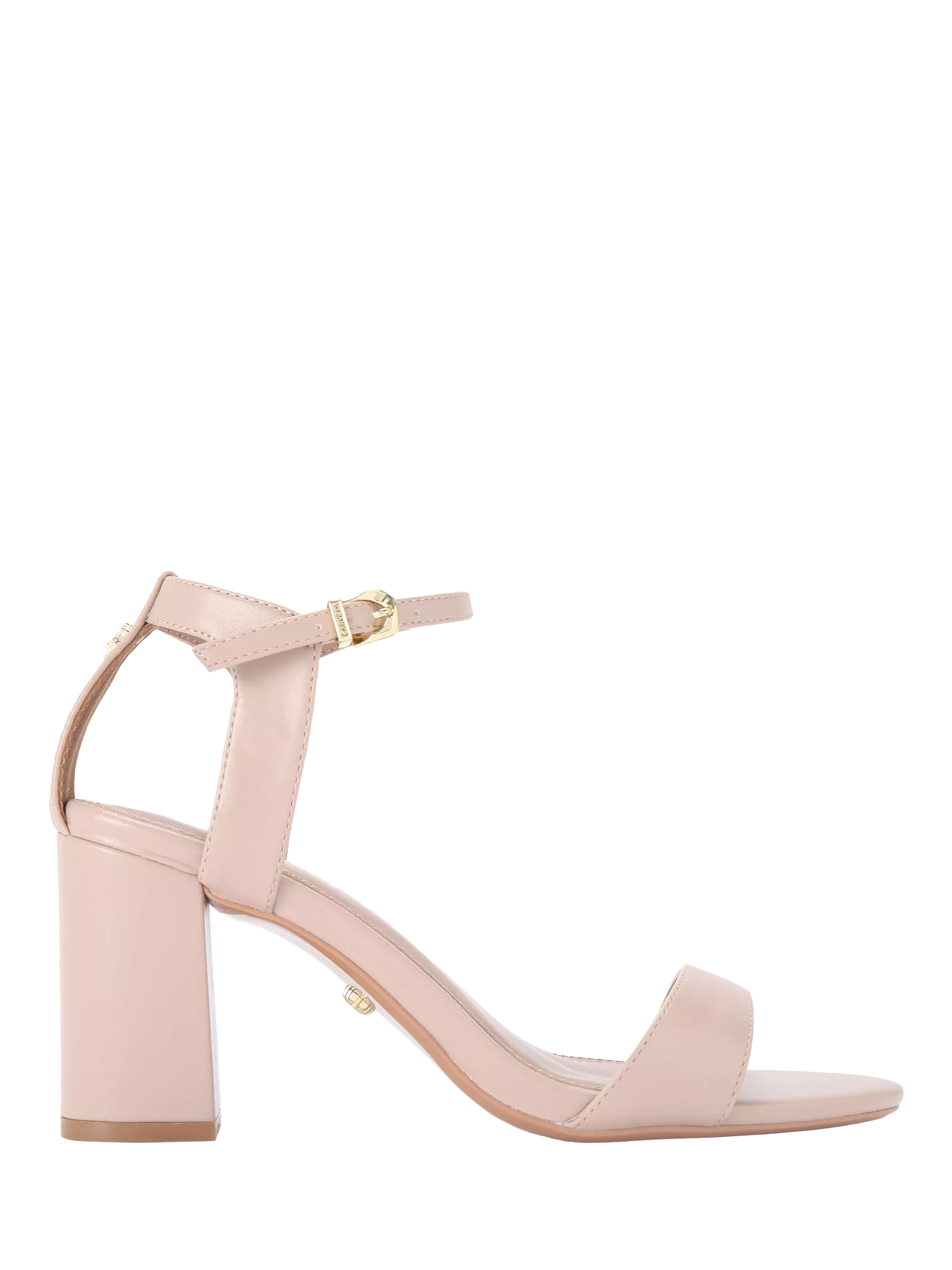 Carvela Kiki Block Heel Sandals Pink Blush