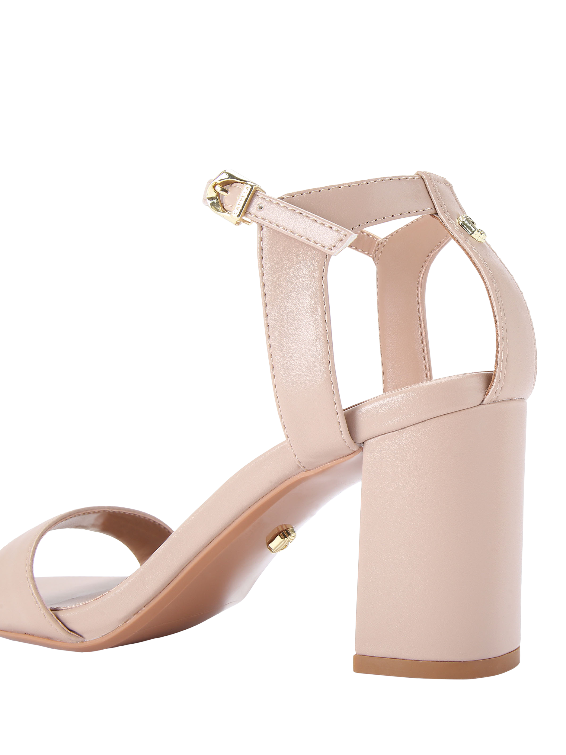 Product image 3 of 4, which shows Carvela Kiki Block Heel Sandals, Pink Blush, 2