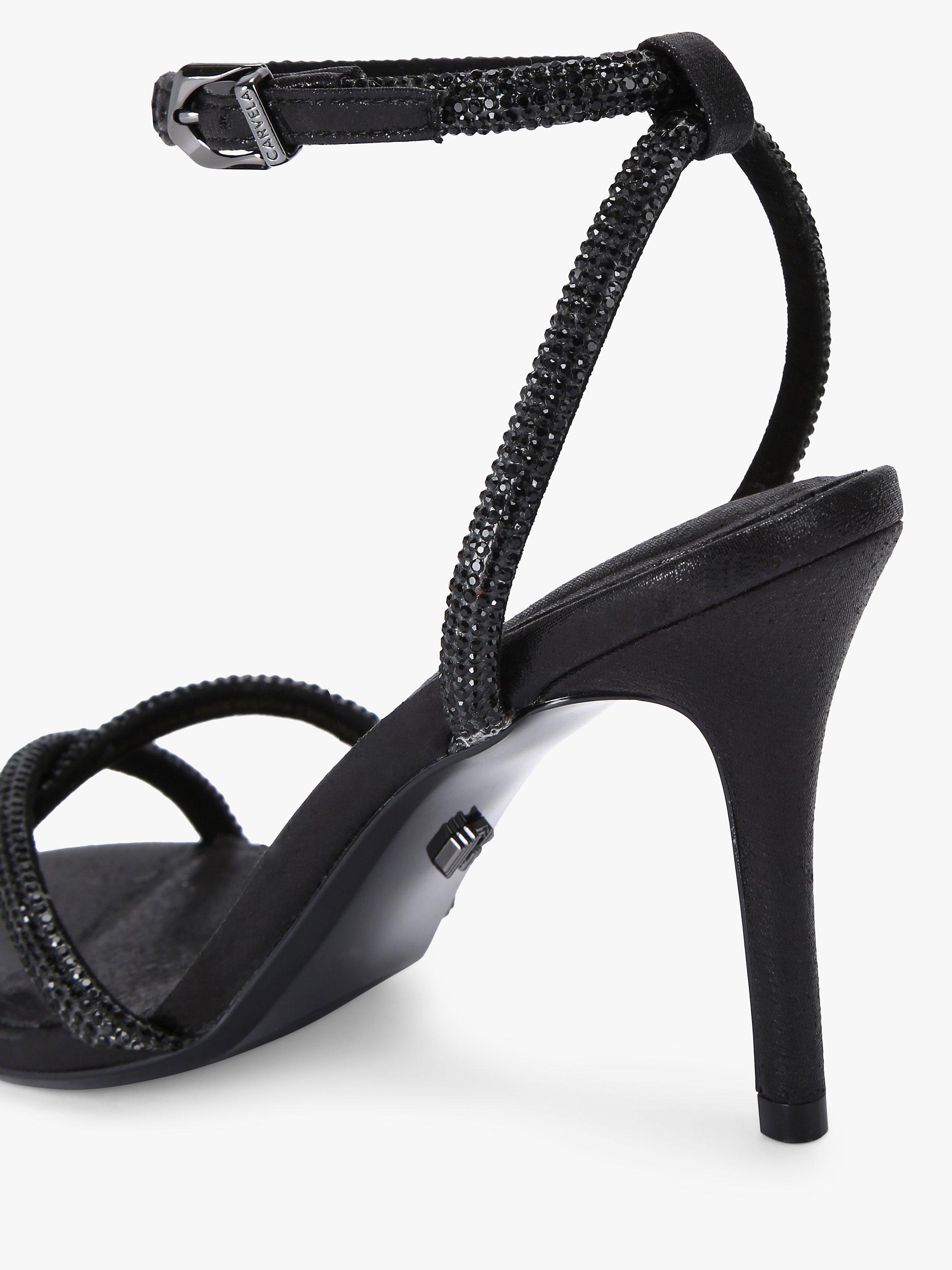 Carvela blaze sandals black clearance