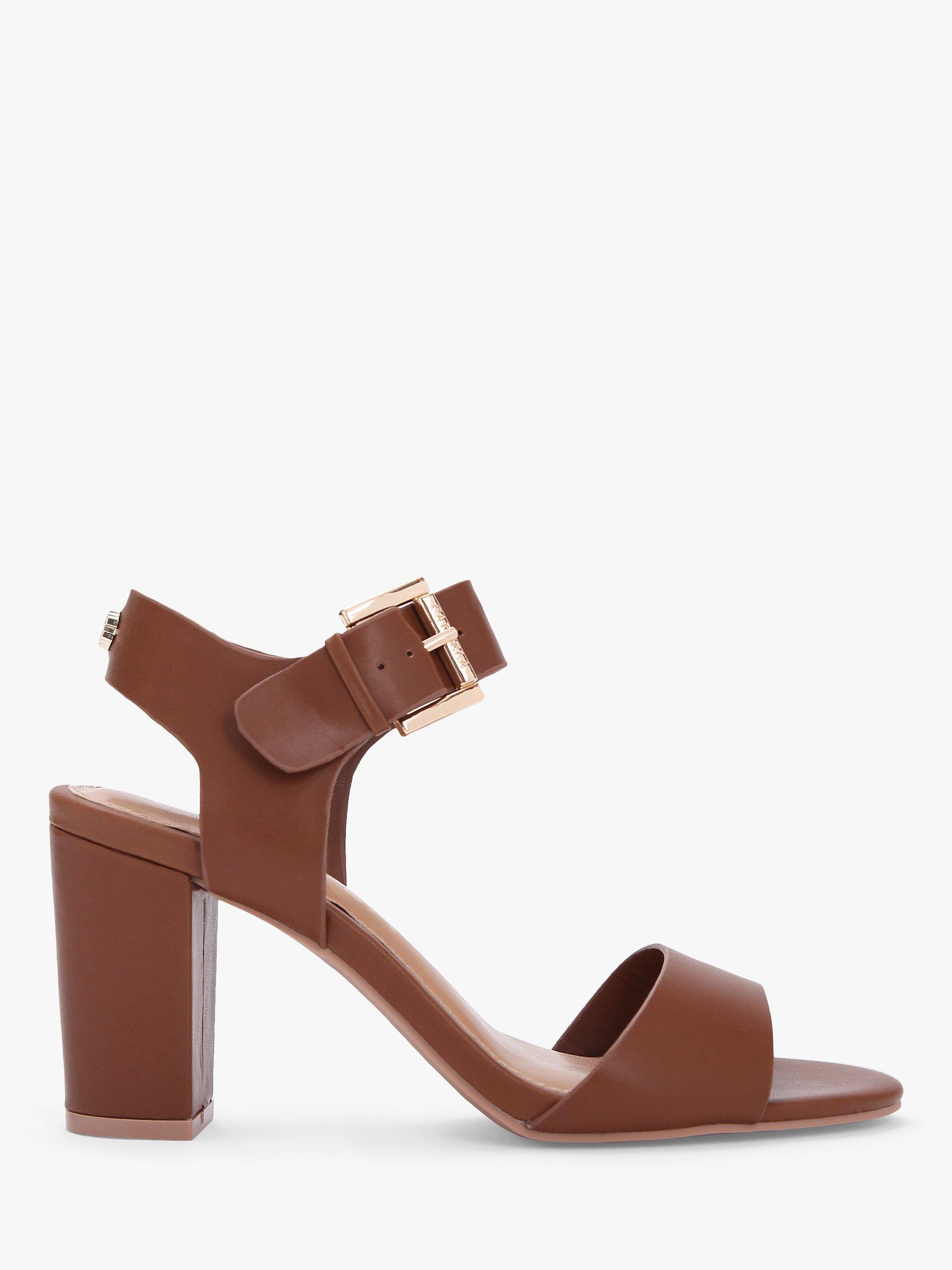 Product image 1 of 4, which shows Carvela Sadie Heeled Sandals, Brown Tan, 3