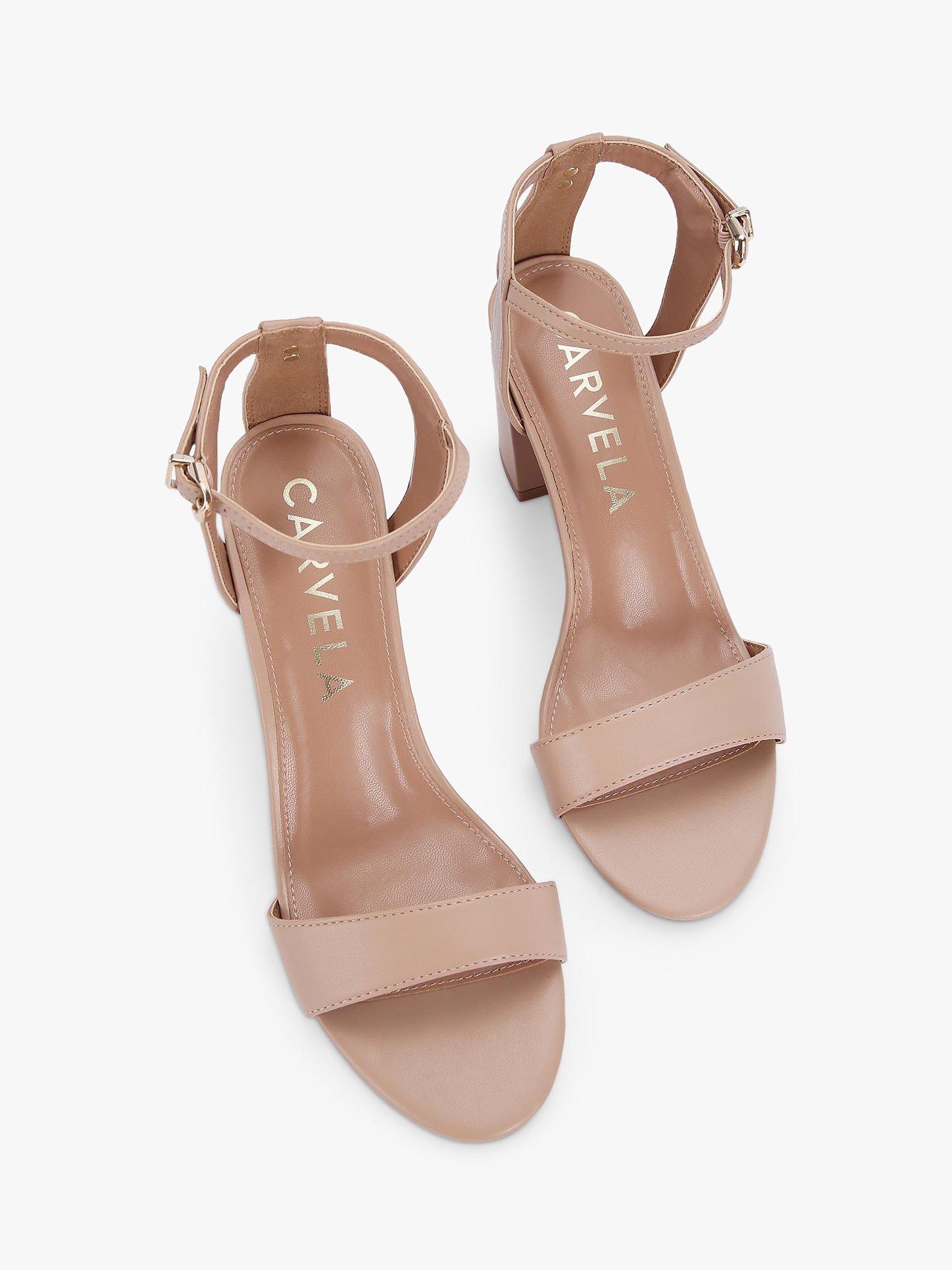 Product image 2 of 4, which shows Carvela Kiki Heeled Sandals, Pink Blush, 3