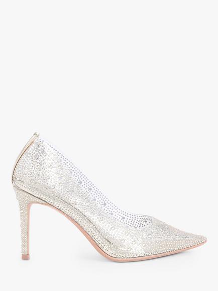Carvela Lovebird Embellished High Heel Court Shoes, Gold Gold