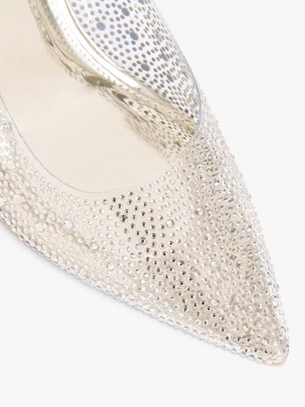 Carvela Lovebird Embellished High Heel Court Shoes - view 2, Gold Gold