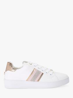 Carvela Rapid Embellished Trainers, White/Multi