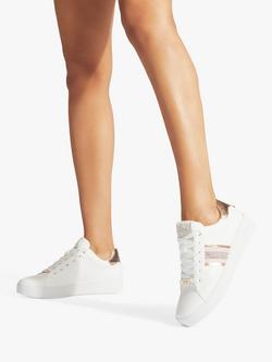 Carvela Rapid Embellished Trainers - view 2, White/Multi