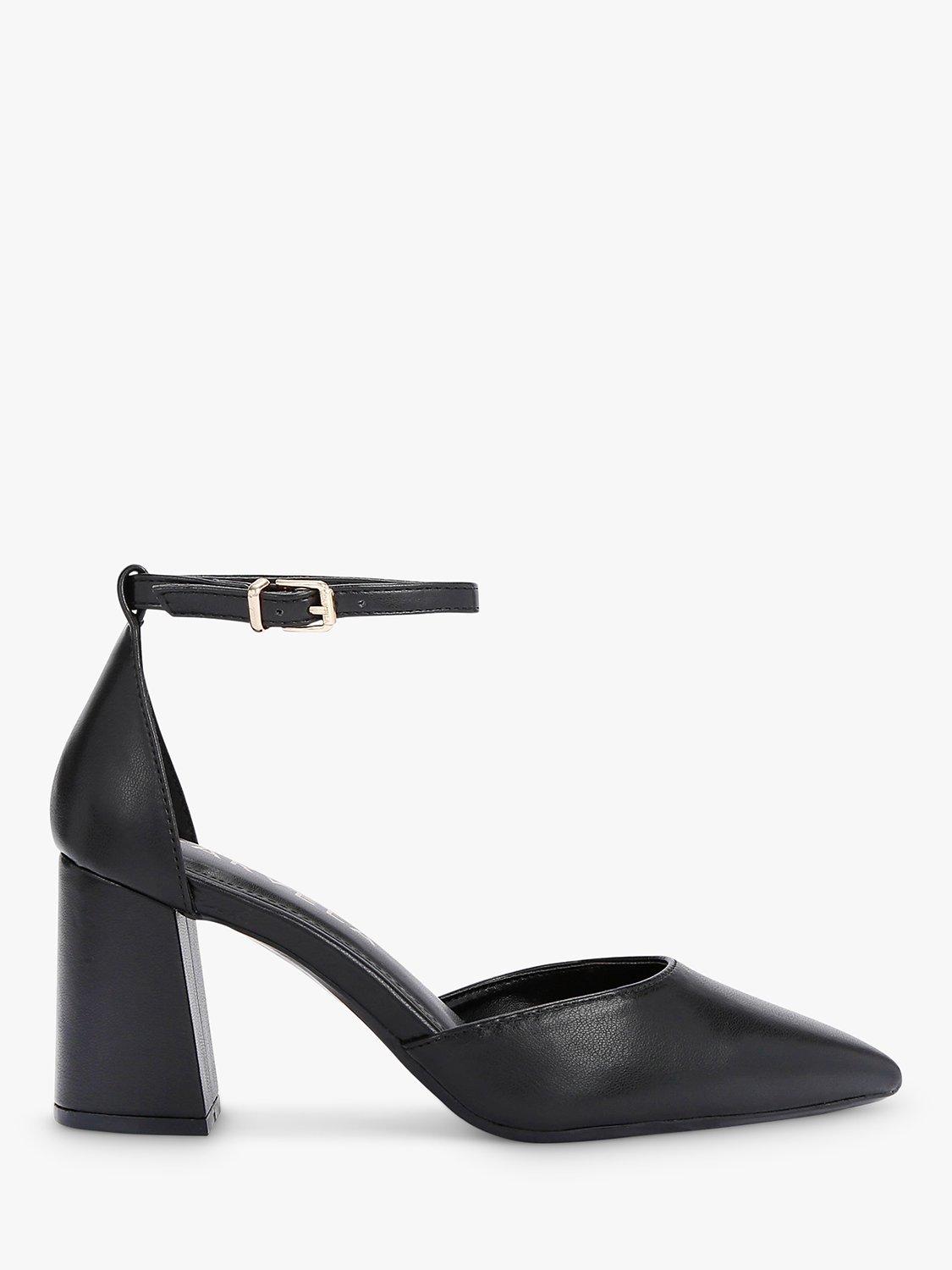 Carvela Refined Court Shoes, Black, 3