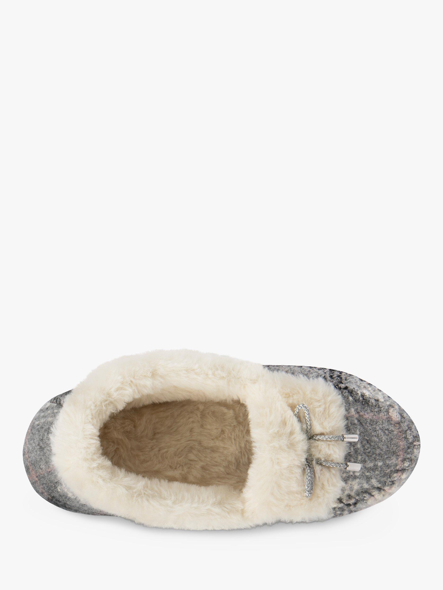 totes Toasties Moccasins Slippers, Grey