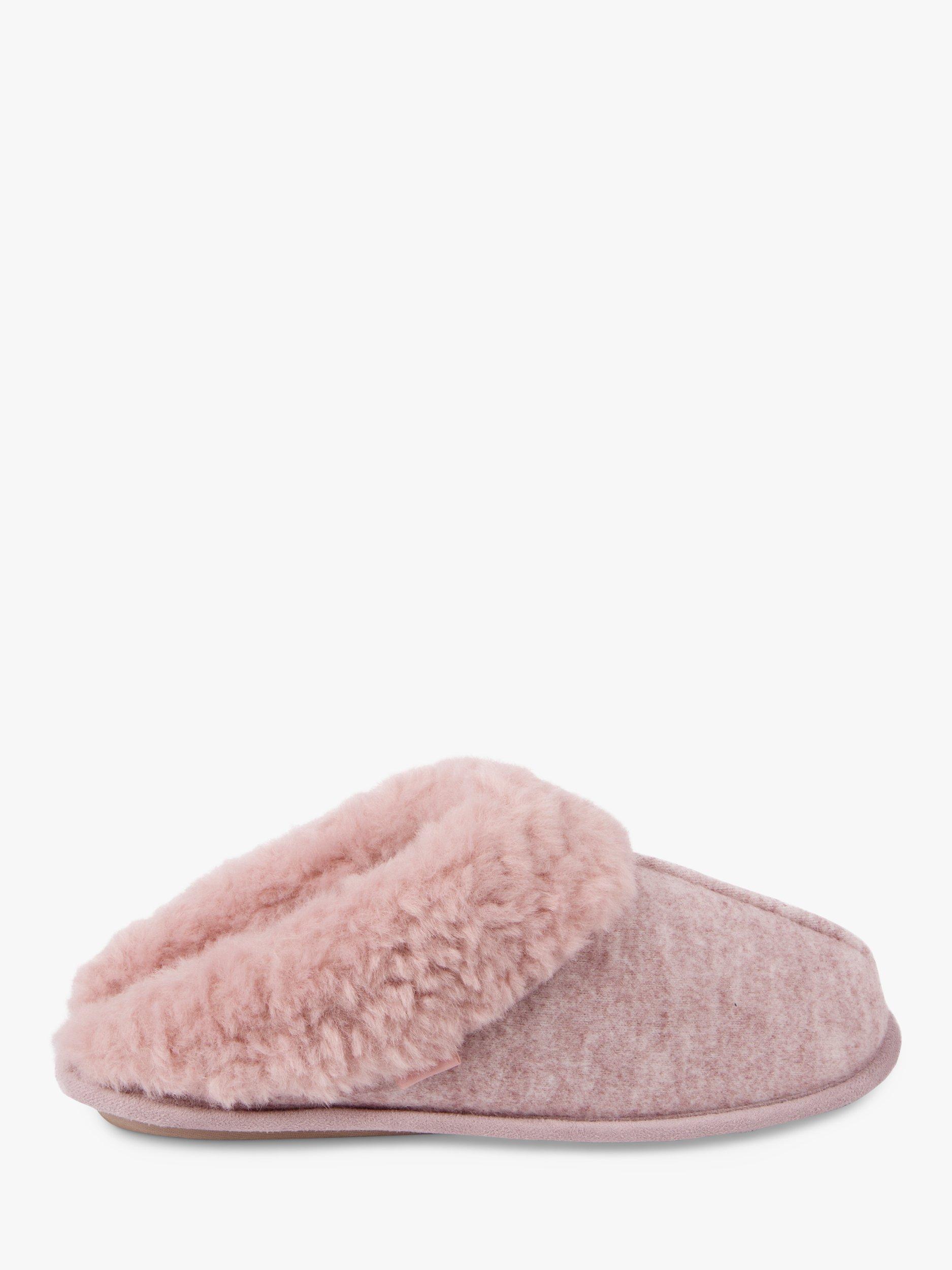 totes Knitted Mule Slippers, Pink