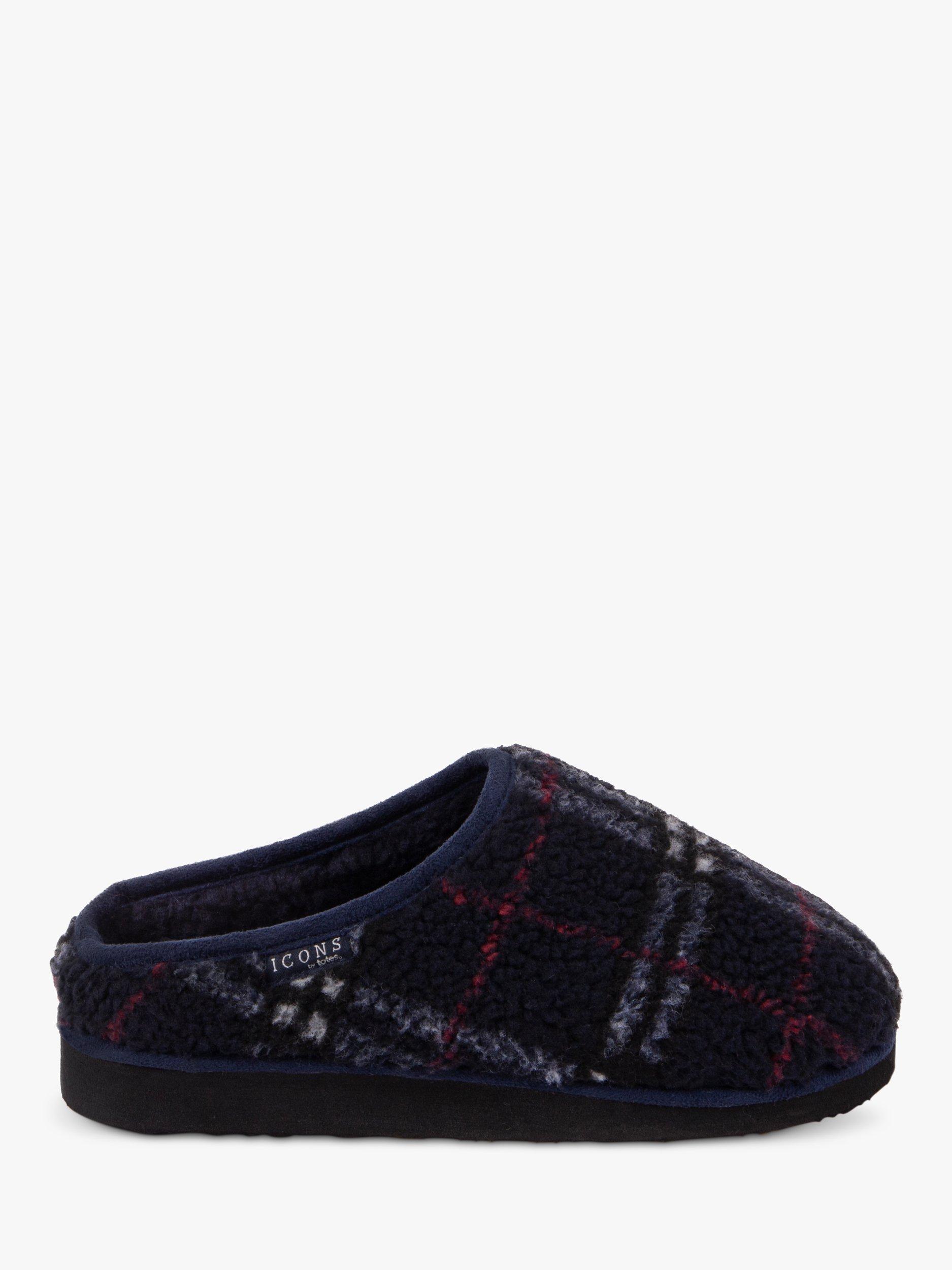 totes Borg Check Mule Slippers