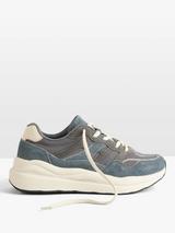 New Balance Kids' 327 Grey Lace Up Trainers, Century Pink