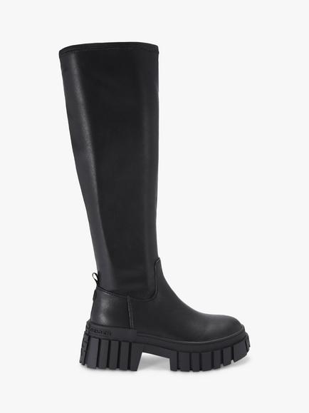 KG Kurt Geiger Tegan Knee High Sock Boots, Black, Black