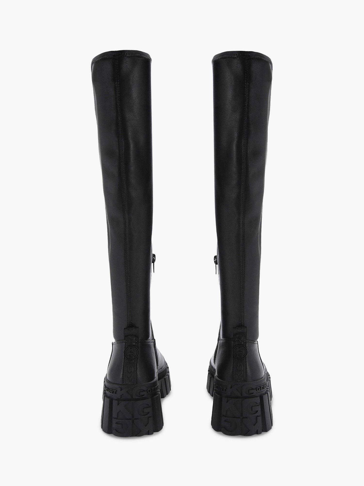 Product image 4 of 5, which shows KG Kurt Geiger Tegan Knee High Sock Boots, Black, 7