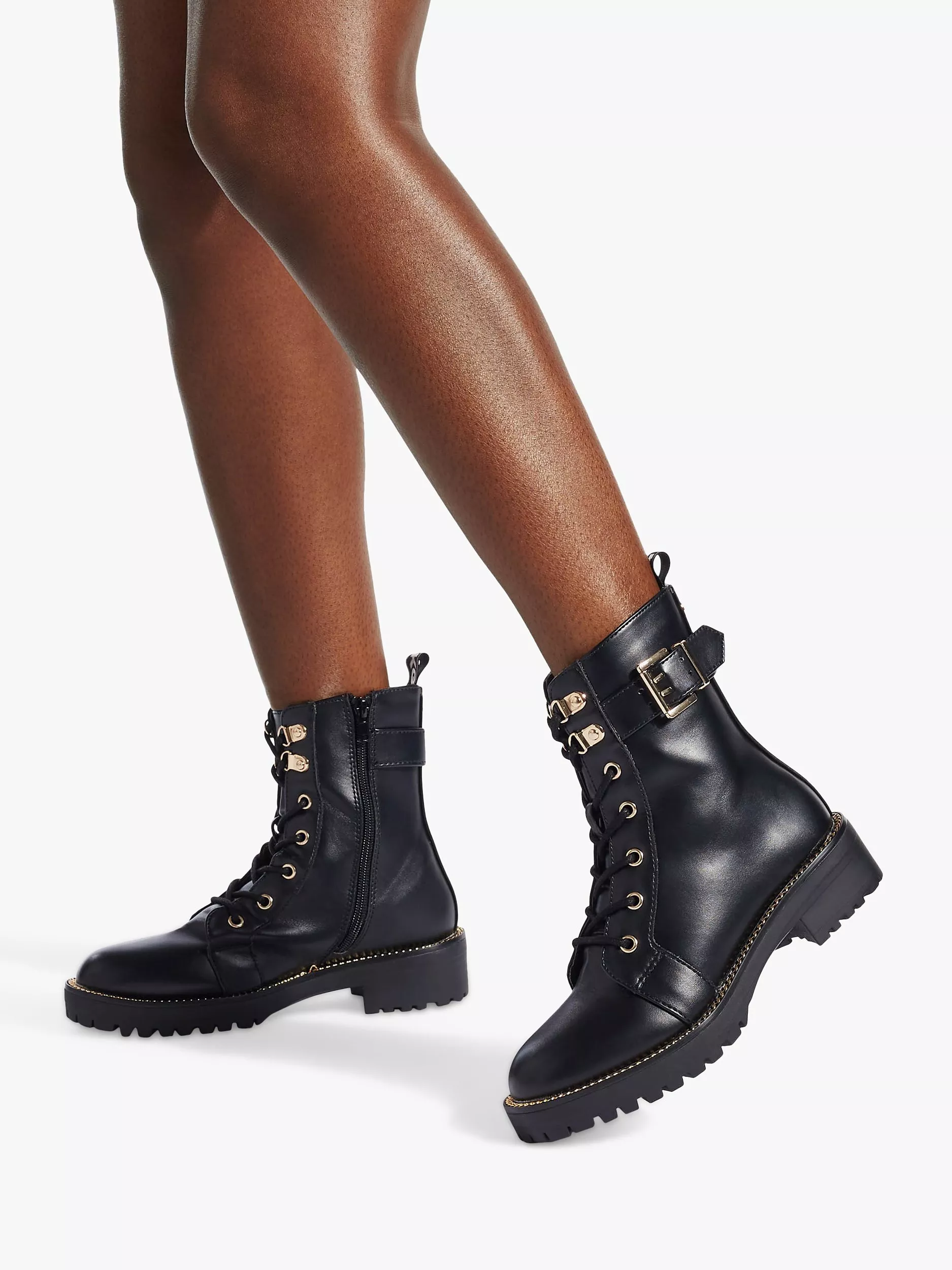 KG Kurt Geiger Taya2 Biker Boots Black