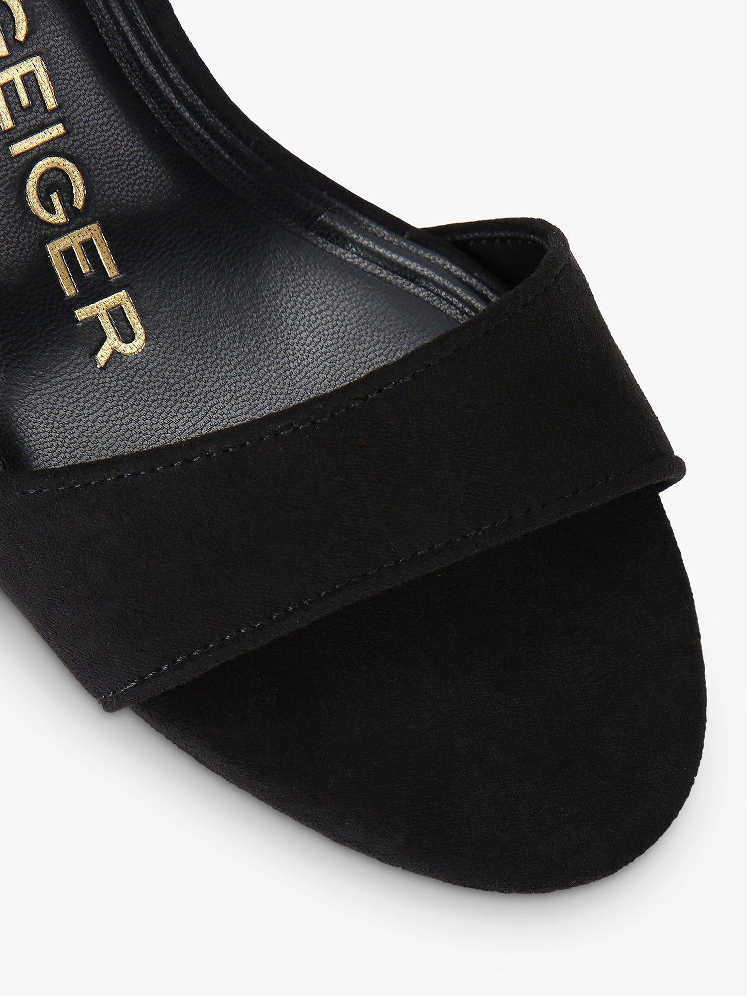 Product image 5 of 5, which shows KG Kurt Geiger Faryn Block Heel Sandals, Black, 7