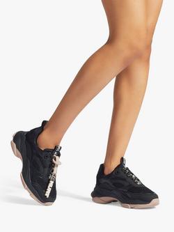 KG Kurt Geiger Lila Canvas Trainers - view 2, Black