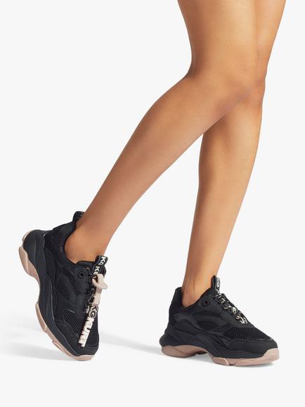 KG Kurt Geiger Lila Canvas Trainers - view 2, Black