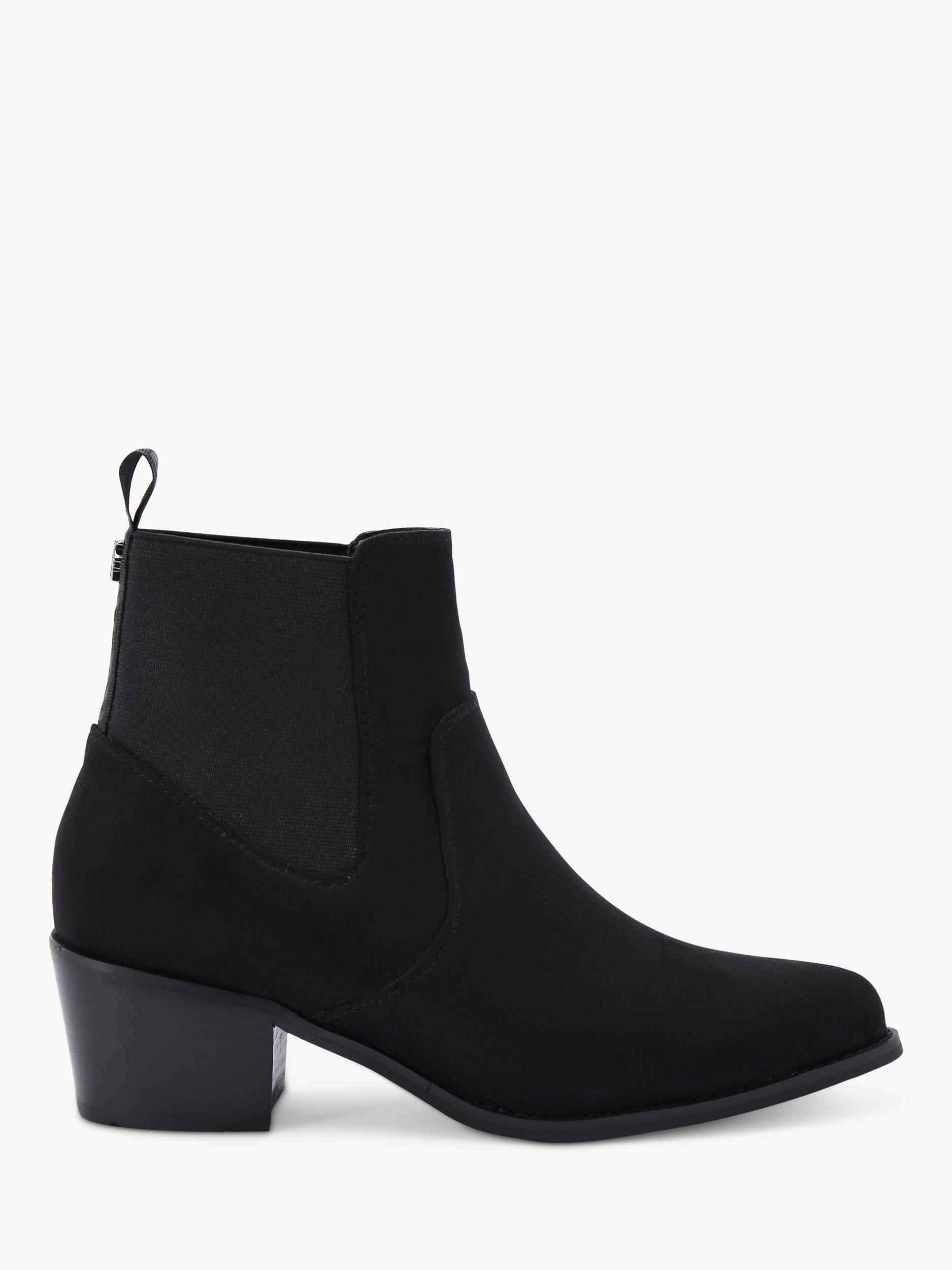 KG Kurt Geiger Trudy Suede Ankle Boots, Black, 6