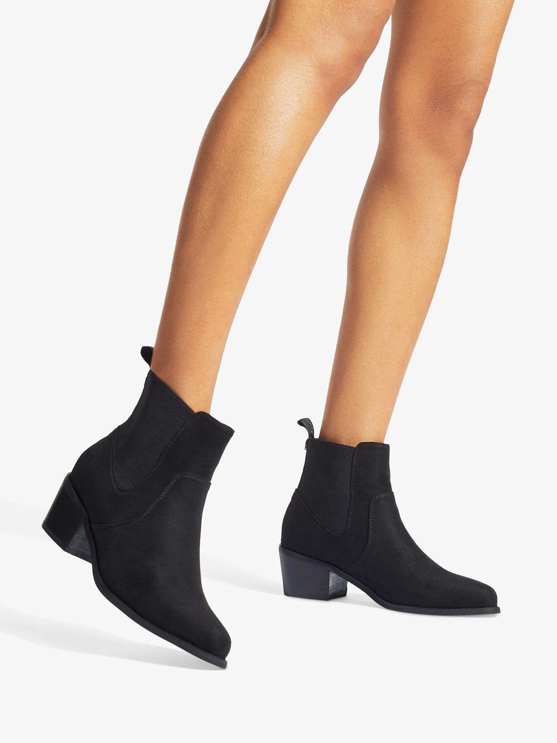 KG Kurt Geiger Trudy Suede Ankle Boots, Black, 6