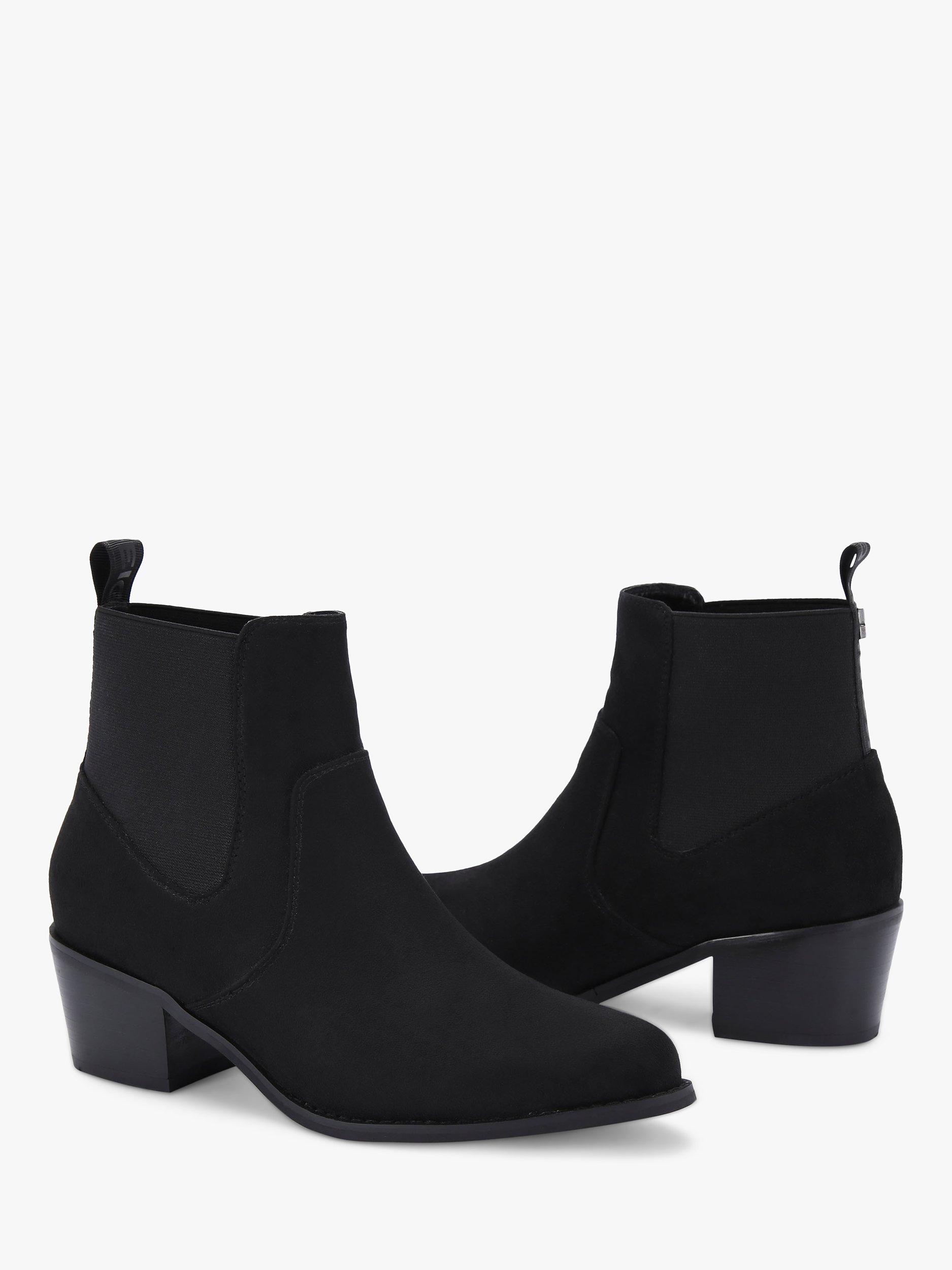 KG Kurt Geiger Trudy Suede Ankle Boots, Black, 6