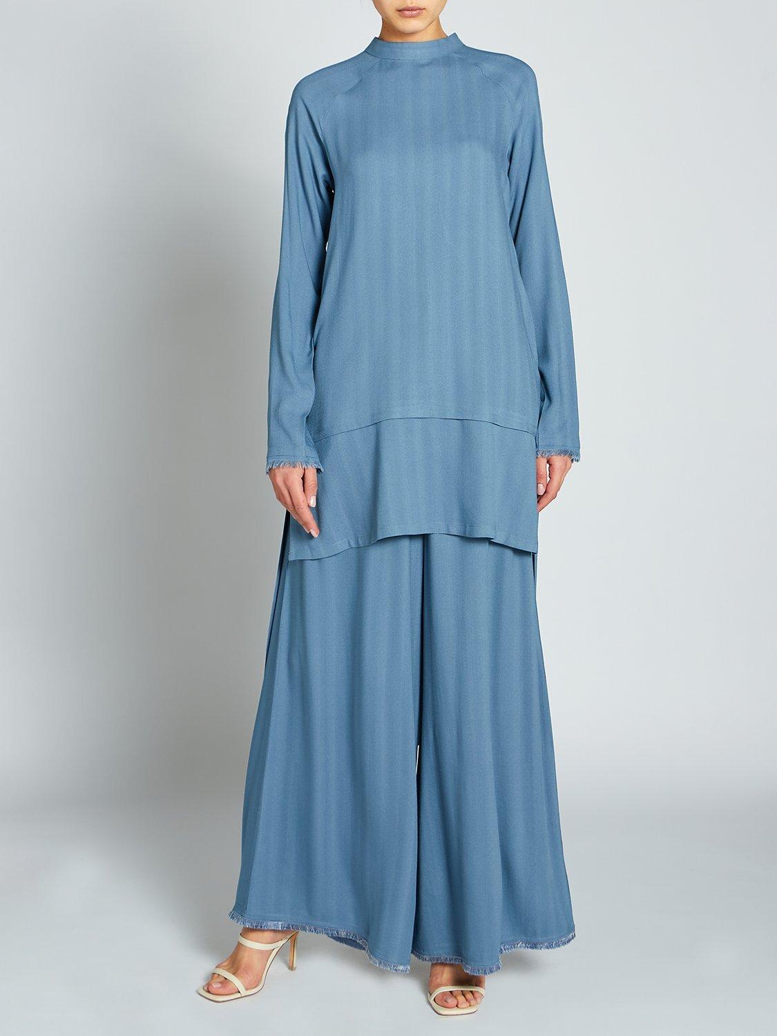 Aab Safir Tunic Dress, Blue